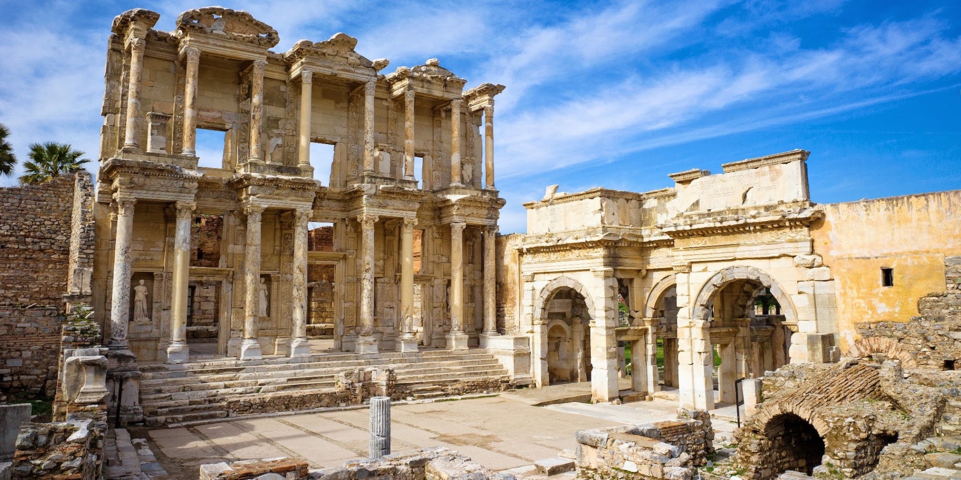 Famous historical site Ephesus in Turkey