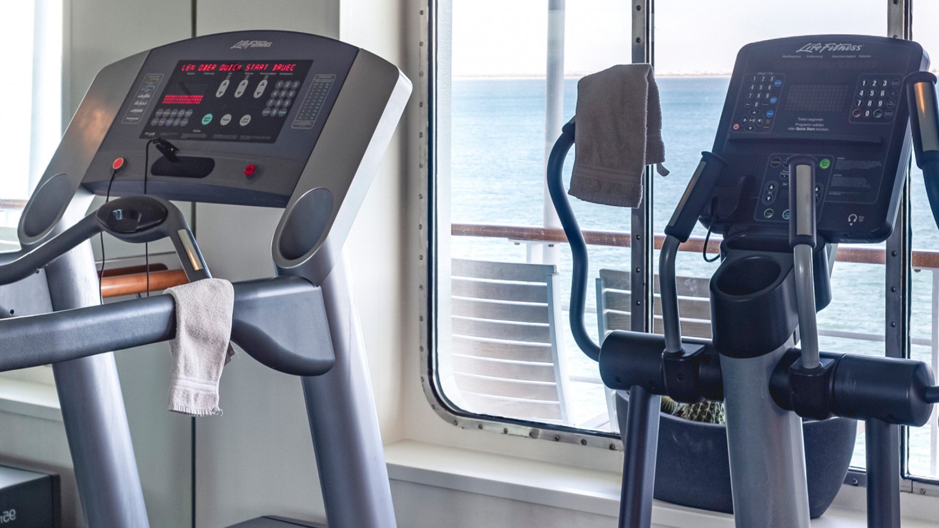 on board gym Polar cruise ship