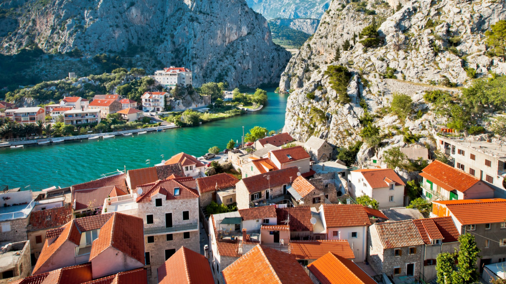 croatia sea and town
