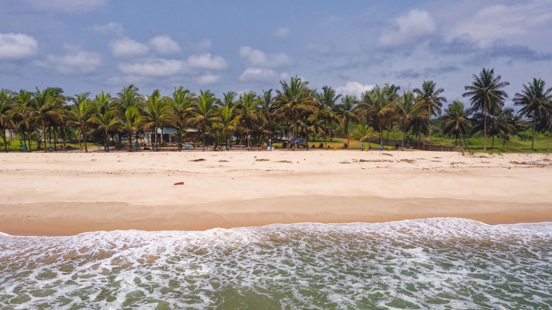 Views of the forest and coastline in Gabon.