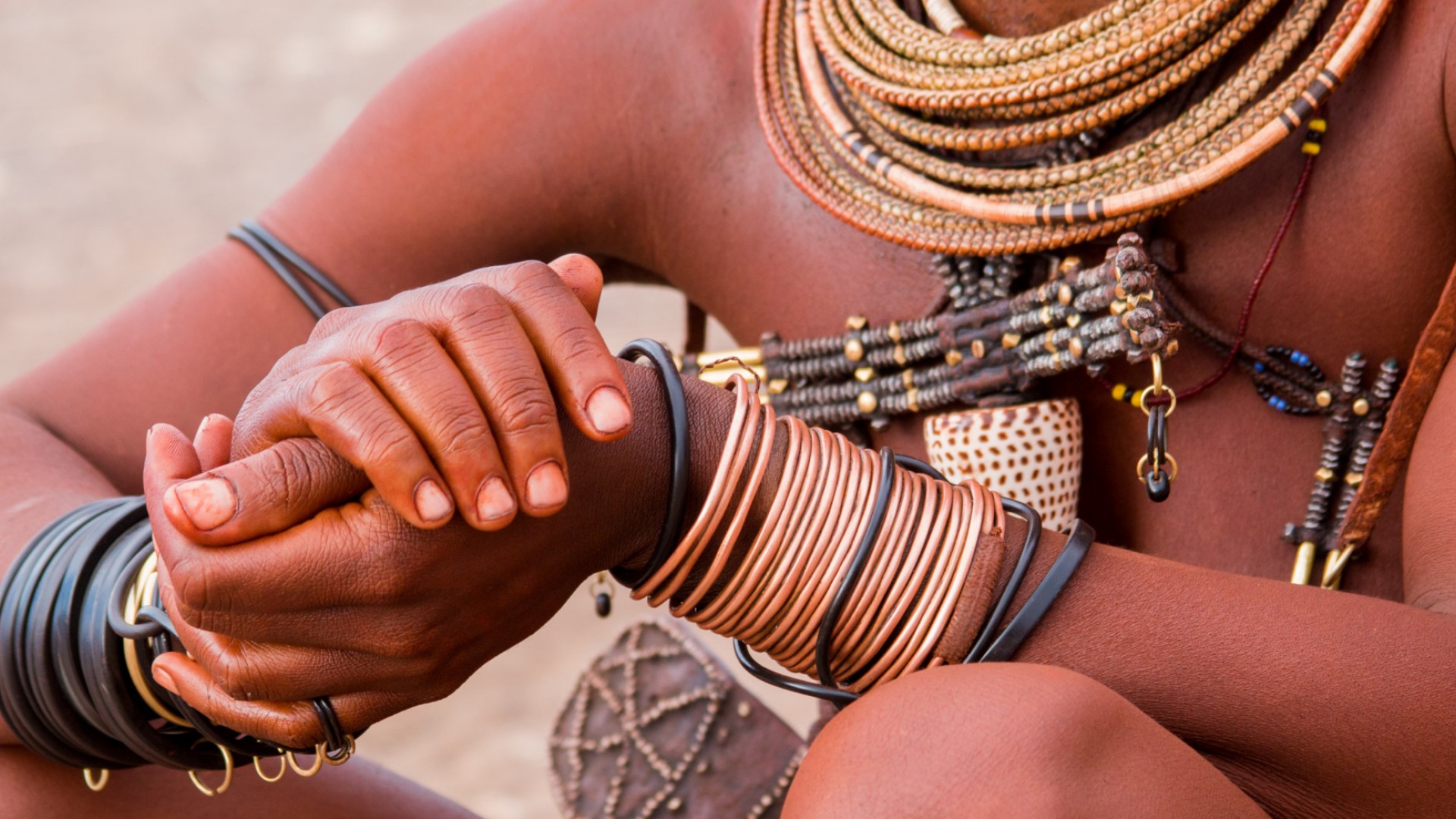 himba people in Namibia