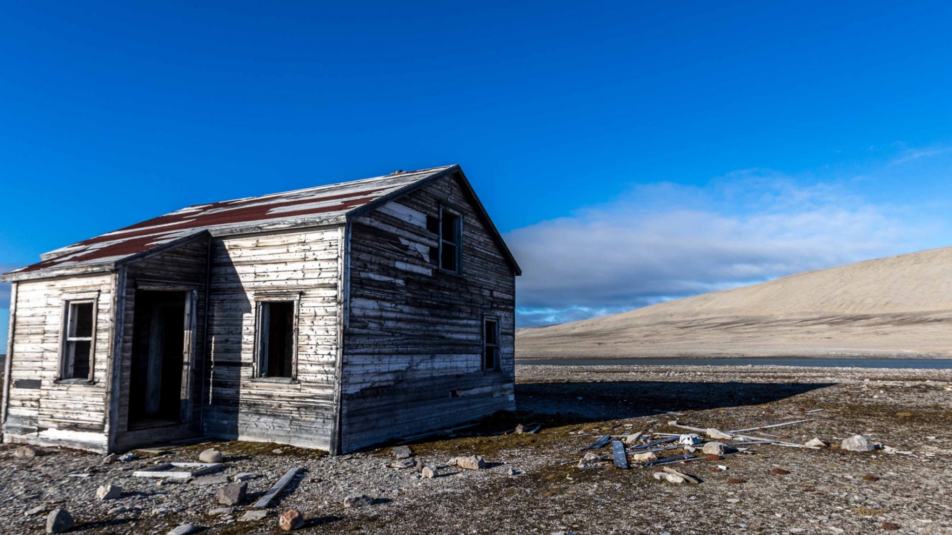 Old building in the arctic