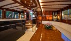 Interior bar and lounge of luxury yacht, Allure.