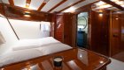 A spacious cabin on the luxury yacht, Allure, in Croatia.