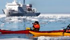 sea kayaking in the arctic