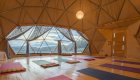 yoga dome in patagonia ecocamp