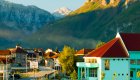country side town in albania