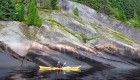sea kayakers in Quebec, Canada
