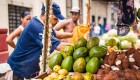fruit stand in the streets of havana, cuba