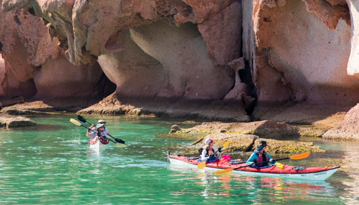 kayaking in Baja